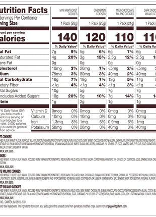 Pepperidge Farm Cookies Variety Pack, Snack Packs, 20 Pk
