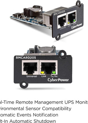 CyberPower RMCARD205 UPS & ATS PDU Remote Management Card