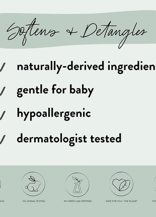 The Honest Company Conditioning Hair Detangler | Leave-in Conditioner + Fortifying Spray | Tear-free, Cruelty-Free, Hypoallergenic | Citrus Vanilla Refresh, 4 fl oz