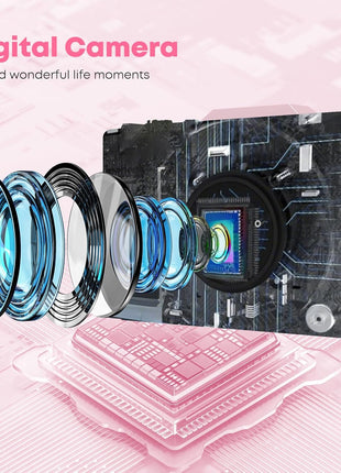 Digital Camera,(Pink)