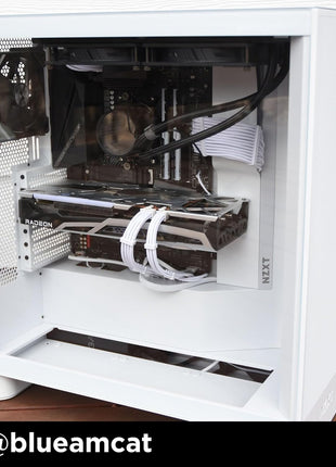 NZXT H7 Flow RGB - Mid-Tower ATX Airflow PC Case - Black | Airflow ATX build with pre-installed 360mm RGB fan unit. Bottom GPU cooling and CAM-ready lighting out of the box.