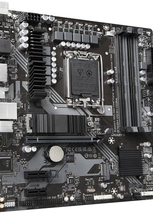 GIGABYTE B760M DS3H DDR4 Intel LGA 1700 mATX Motherboard, Supports Intel Core 14th/13th/12th Gen, DDR4, 6+2+1 Power Phase, 2X M.2, PCIe 4.0, USB-C, 2.5GbE LAN, Q-Flash Plus, PCIe EZ-Latch
