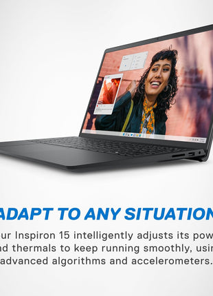 Dell Inspiron 3530 Laptop - 15.6-inch FHD (1920x1080) Display, Intel Core i3-1305U Processor, 8GB DDR4 RAM, 512GB SSD, Intel UHD Graphics, Windows 11 Home, Onsite Service - Carbon Black