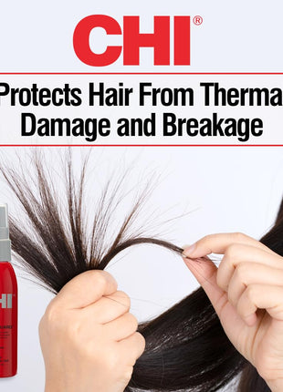 CHI 44 Iron Guard Thermal Protection Spray, Nourishing Formula Helps Resist Heat Damage to Hair & Tame Frizz, 2 Oz