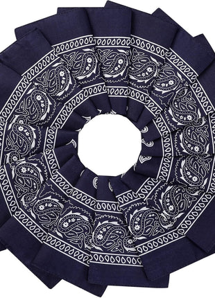 E-accexpert 16pcs Bandanas Multi-Purpose Party Outdoor Favor Scarf Headband Handkerchiefs for Unisex Women Men Boy Girls