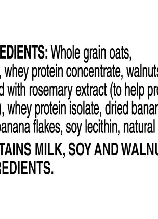 Quaker, Protein Instant Oatmeal, Banana Nut, 12.9 Oz, 6 Count (Pack of 1)