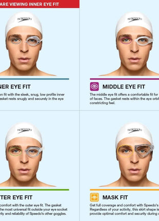 Speedo Swim Goggles Mirrored Vanquisher 2.0