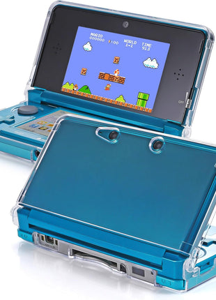 3DS Case - VSEER Ultra Clear Crystal Transparent Hard Shell Protective Case Cover Skin for Nintendo 3DS