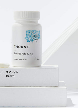 THORNE - Trace Minerals Bundle - Zinc Picolinate and Copper Bisglycinate - Essentials for Wellness - 60 Servings