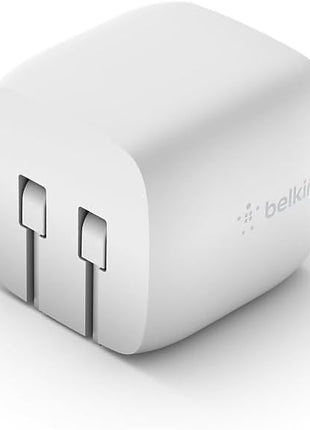 Belkin 30W GaN USB C Charger Block, Lightning Cable Included | Power Delivery GaN, iPhone Charger Fast Charging, Compatible with iPhone, iPad, and More