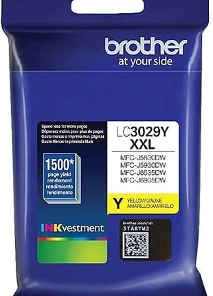 Brother LC3029Y Super High Yield Yellow Ink Cartridge, 1 Count (Pack of 1)