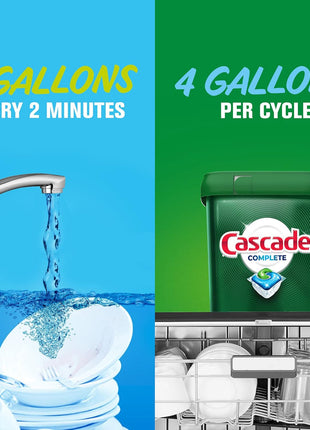 Cascade Complete Dishwasher Pods   Fresh Scent ActionPacs, Dishwasher Detergent, Dishwasher Soap, Detergent Pods, 78 Count
