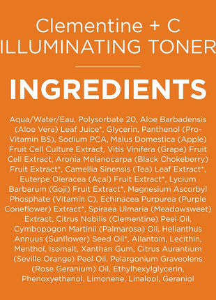 Andalou Naturals Illuminating Facial Toner Clementine + Vitamin C (6 fl oz)