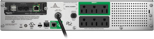 APC 750VA Smart UPS with SmartConnect and Network Card, SMT750RM2UCNC, Rackmount 2U, Sinewave UPS Battery Backup, 120V, Line Interactive Uninterruptible Power Supply