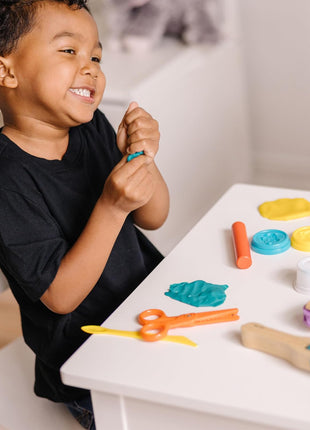 Melissa & Doug Created by Me! Cut, Sculpt, and Roll Modeling Dough Kit with 8 Tools and 4 Colors of Modeling Dough