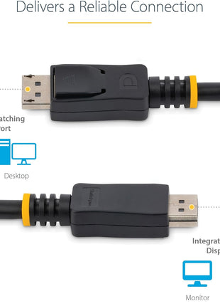 StarTech 3 ft DisplayPort Cable with Latches