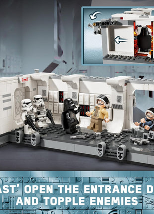 LEGO Star Wars: A New Hope Boarding The Tantive IV Fantasy Toy, Collectible Star Wars Toy with Exclusive 25th Anniversary Minifigure Clone Trooper Fives, Gift Idea for Kids Ages 8 and Up, 75387