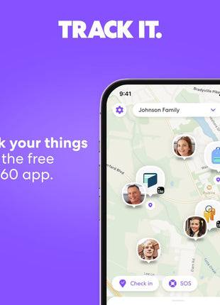 Life360 Tile Pro - Powerful Bluetooth Tracker, Key Finder and Item Locator for Keys Bags, and More. Both iOS and Android Compatible. Phone Finder. 2-Pack (Black/White)