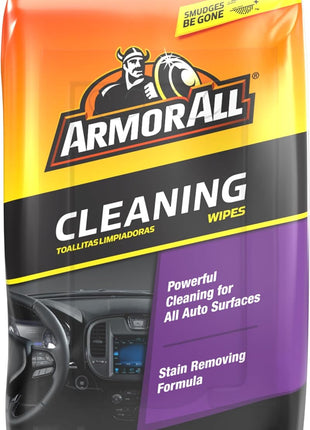 Armor All Car Interior Cleaner Wipes, Interior Cleaning Wipes for Cars, Trucks, Motorcycles, 60 Each