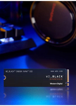 WD_BLACK SN850X 4TB NVMe SSD - M.2 2280, Up to 7,300 MB/s Read speeds, Up to 6,300 MB/s write speeds, Gaming Expansion, High Performance Internal Solid State Drive - WDS400T2X0E