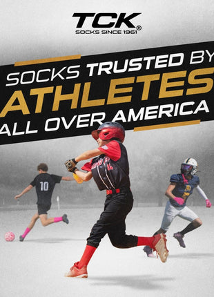 TCK Prosport Performance Tube Socks (Navy, Medium)