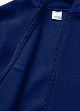 Amazon Essentials Hoodies - Boys' Navy Blue Zip-Up Sweatshirt, Small, Fleece