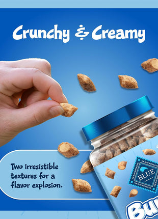 Blue Buffalo Bursts Crunchy & Creamy Cat Treats, Great for Training, Paw-Lickin' Chicken, 12-oz. Tub (Pack of 4)