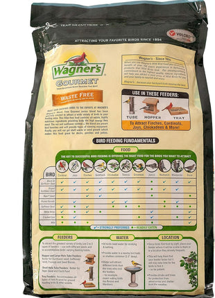 Wagner's 82056 Gourmet Waste Free Wild Bird Food, 5-Pound Bag