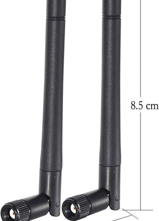 Bingfu Dual Band WiFi 2.4GHz 5GHz 5.8GHz 3dBi MIMO RP-SMA Male Bluetooth Antenna (2-Pack) for PC Computer WiFi Router Wireless Network Card USB Adapter Security IP Camera Video Surveillance Monitor