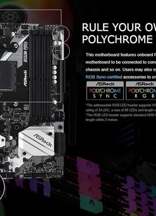 ASRock B550M PRO4 Supports 3rd Gen AMD AM4 RyzenTM / Future AMD RyzenTM Processors Motherboard
