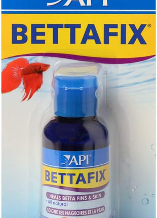 API BETTAFIX Antibacterial & Antifungal Betta Fish Infection and Fungus Remedy 1.7-Ounce Bottle