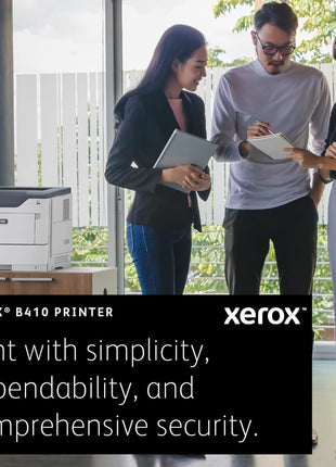 Xerox B410 Black and White Laser Printer for Business | Black and White printing, 50 ppm performance, easy mobile set-up, productivity apps, built for busy workgroups