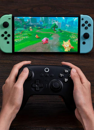 8BitDo Ultimate Bluetooth Controller with Charging Dock, Wireless Pro Controller with Hall Effect Sensing Joystick, Compatible with Switch, Windows and Steam Deck (Black)