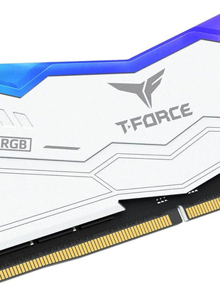 TEAMGROUP T-Force Delta RGB DDR5 Ram 32GB (2x16GB) 6000MHz PC5-48000 CL38 Intel XMP 3.0 & AMD Expo Compatible Desktop Memory Module Ram White FF4D532G6000HC38ADC01