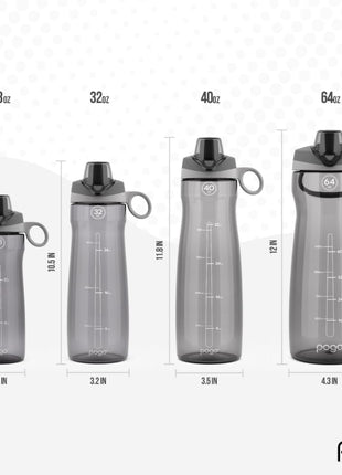 Pogo BPA-Free Tritan Plastic Water