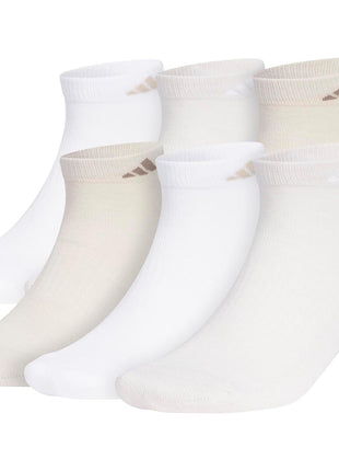 adidas Mens Athletic Cushioned Low Cut Ankle Socks (6-Pair Pack)