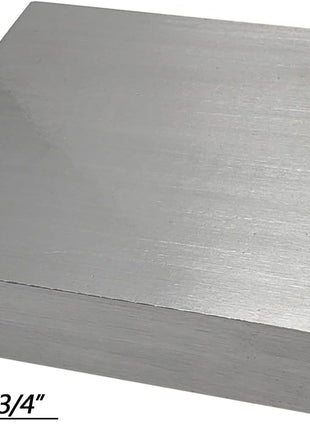 Solid Steel Metal Bench Block Wire Hardening and Wire Wrapping Tool 4 inch x 4 inch x 3/4 inch