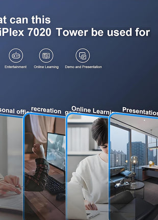 Dell Pro Tower PC Business Desktop Computer, 14th Gen Intel 14-Core i5-14500 vPro, 16GB DDR5 RAM, 512GB PCIe SSD, RJ-45, HDMI, DisplayPort, Type-C, Windows 11 Pro | 16GB DDR5 RAM, 512GB PCIe SSD, RJ-45, HDMI, DisplayPort, Type-C, Windows 11 Pro
