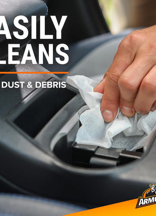 Armor All Car Protectant Wipes, Interior Car Wipes with UV Protection Against Cracking and Fading, 60 Wipes