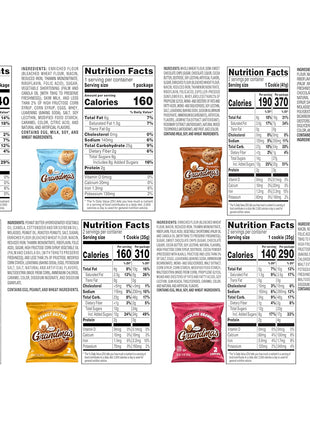 Grandma's Cookies, Variety Pack, (Pack of 30)
