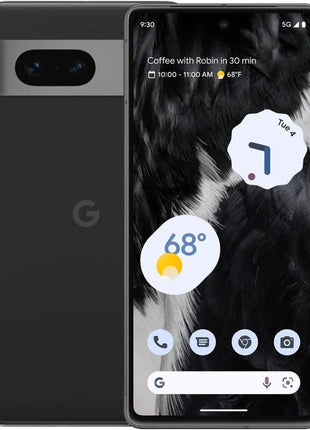 Google Pixel 7 5G, US Version, 128GB, Obsidian - Unlocked (Renewed)