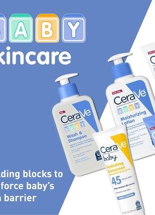 CeraVe Baby Cream, Moisturizer with Ceramides, Fragrance-Free, 8oz | Rich, Non-Greasy Baby Moisturizer That Hydrates Delicate Skin, Free Of Fragrance, Parabens, Dyes and Phthalates