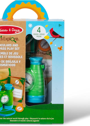 Melissa & Doug Let's Explore Binoculars & Compass Play Set