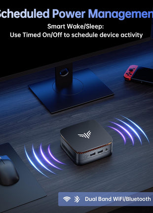 KAMRUI Pinova P1 Mini PC Win -11 Pro, AMD Ryzen R2544 Mini Computers (Beat 10110U/4300U/3500U, up to 3.7GHz), 16GB RAM 256GB SSD Micro Desktop PC, Triple 4K, Type-C, WiFi, BT for Business Home Office