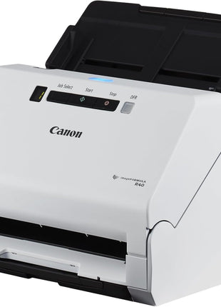 Canon imageFORMULA R40 - Office Document Scanner, Windows and Mac, Duplex Scanning, Easy Setup, Scans a Wide Variety of Documents, Scans to Cloud | Duplex Adf Scanner, 60-Sheet Feeder, 600 Dpi Optical, Windows and Mac