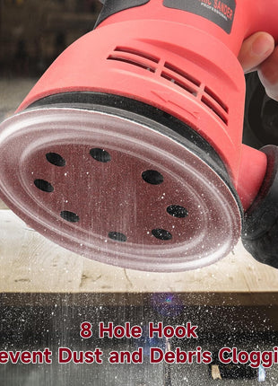165 PCS 5 Inch Sanding Discs,Round Hook and Loop Sandpaper for Random Orbital Sander 40 60 80 120 150 240 320 400 600 Grit