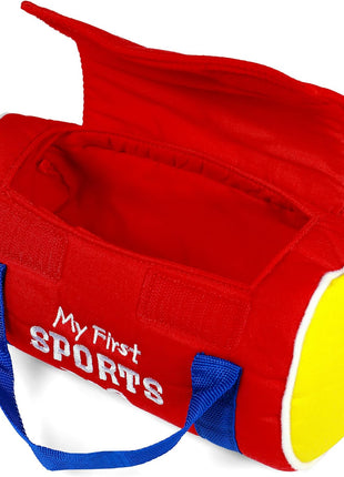 GUND Baby My First Sports Bag 5-Piece Sensory Plush Toy Playset for Babies