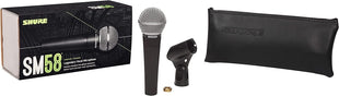 Shure SM58 Pro xLR Dynamic Microphone   Professional Studio & Live Performance Cardioid Mic for Vocals, Podcasting, and Recording (SM58 LC)