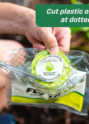 RESCUE! Outdoor Disposable Hanging Fly Trap - 2 Traps