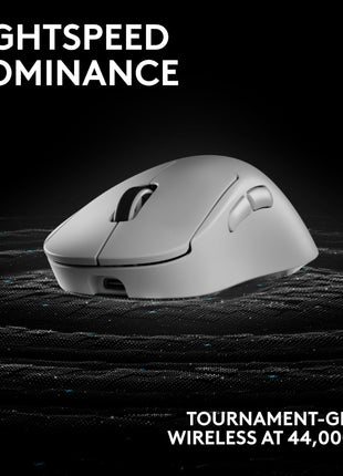 Logitech G PRO X Superlight 2 DEX Wireless Gaming Mouse, 60g pro-Grade Right-Handed Mouse with 5 programmable Buttons, USB-C Charging, 44k DPI Sensor, up to 8 kHz Polling for PC/Mac - White
